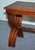Vintage Hardwood Nesting Tables with Lyre Form Legs, Set of 3 For Sale - Image 4 of 14