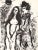 1963 Marc Chagall Original Lithograph the Clown in Love For Sale