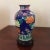 Early 20th Century Japanese Painted Porcelain Vase With Wooden Base For Sale - Image 4 of 7
