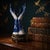 Blue Vintage Blue and White Porcelain Chinoiserie Flow Blue Hands Sculpture Vase on Ornate Base For Sale - Image 8 of 9