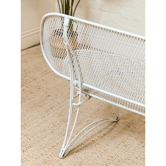 Mid 20th Century Styled After Homecrest Mid Century Bench For Sale - Image 10 of 11