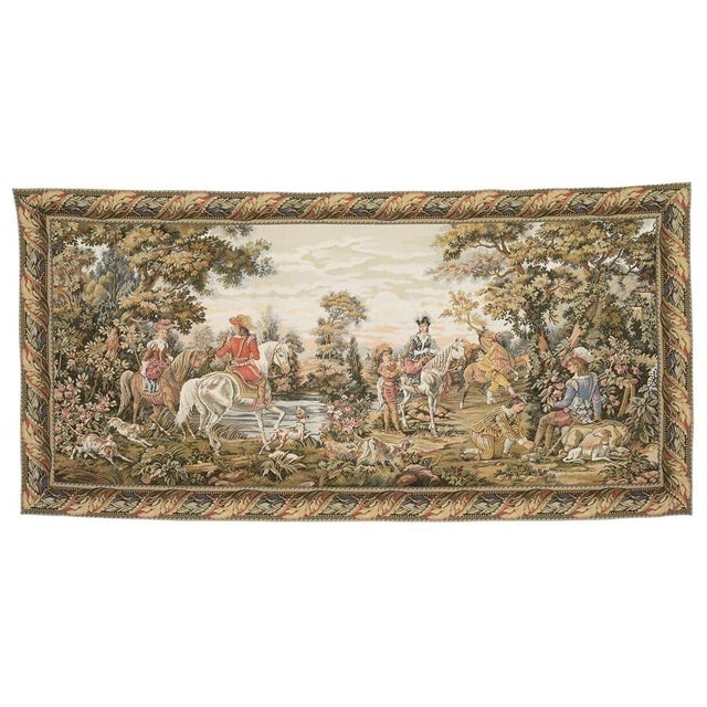 This beautiful tapestry is woven on a jacquard loom by skilled weavers, keeping alive the centuries old tradition of...