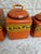 Ceramic Home & Garden Party Tuscan Stoneware Graduated Canister Set – Set of 3 For Sale - Image 7 of 7
