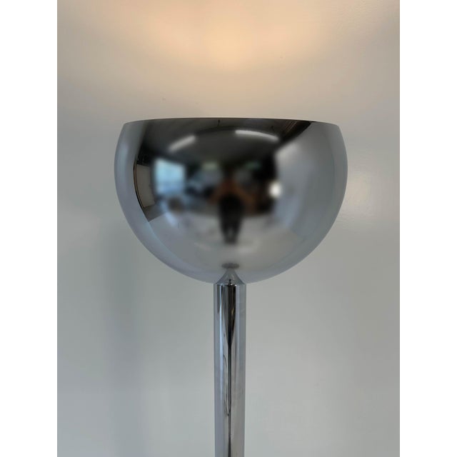 Italian AM2Z Chrome Floor Lamp by Franco Albini for Nemo Lighting, 1970s For Sale - Image 6 of 7