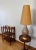 Metal Mid 20th Century Mid-Century Modern Table Lamp With Graduated Pebble Texture and Brass Base For Sale - Image 7 of 7