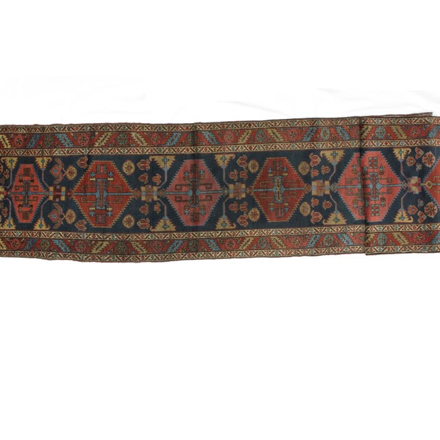 Antique Serapi - 3′1″ × 15′10″ For Sale - Image 4 of 5