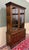 Antique English Large Bookcase Bookshelf Cabinet Double Door Glass Oak C. 1910s For Sale In Dallas - Image 6 of 18