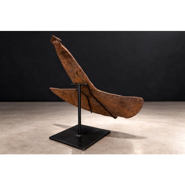Brown Early 20th Century Mambila / Chamba Hoe Currency — North Eastern Nigeria & Cameroon For Sale - Image 8 of 11
