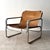 Mid-Century Modern Chrome-Plated Steel and Leather Armchair by Antonello Mosca for Produzione Forma, 1970s For Sale - Image 3 of 5