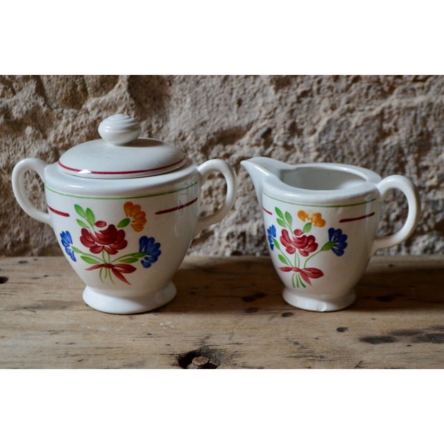 French Tableware Set, 1940s, Set of 37 For Sale - Image 11 of 13