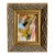 "Around the Fire Pit" 2026 Mini Painting With Vintage Frame by Jessalin Beutler For Sale
