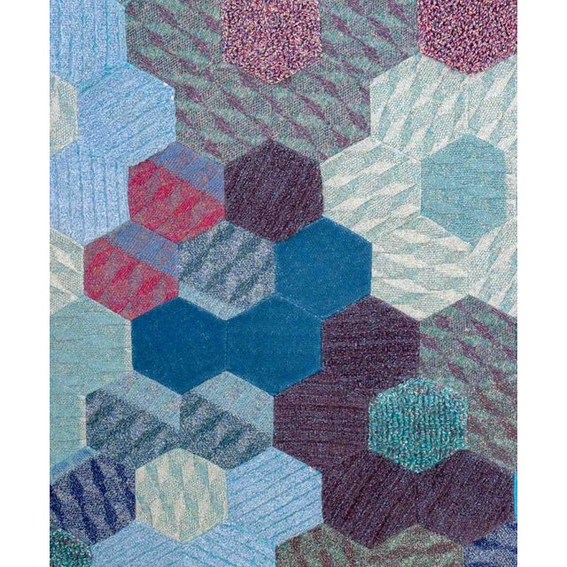 Contemporary Missoni for Saporiti Italia Tapestry Floor Screen For Sale - Image 3 of 9