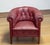 Animal Skin Swedish Red-Brown Leather Chesterfield Armchair, 1930s For Sale - Image 7 of 12