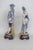 Early 20th Century Porcelain Continental Couple Pair of 2 Figurines 18th Century Style Attire 5069b For Sale - Image 5 of 17