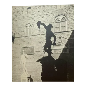 Original Eleanor Parke Custis 'florentine' Piazza Della Signo Italy Photograph