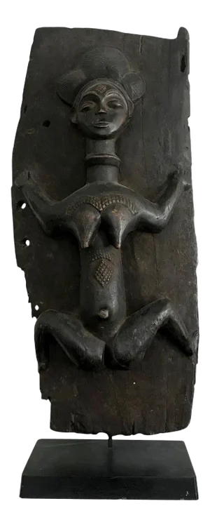 Punu Granary Door Panel on Custom Stand Provenance