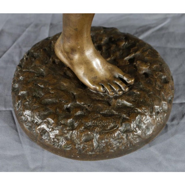 A. Falguière, Winner in the Cockfight, Late 19th Century, Bronze For Sale - Image 15 of 18