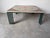 Metal 1980’s Vintage Floral Medallion Design Mosaic Top Coffee Table With Green Painted Iron Base/Sold For Sale - Image 7 of 12