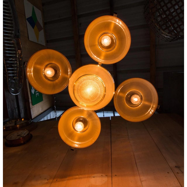 Vintage Chandelier, 1940s For Sale - Image 9 of 11