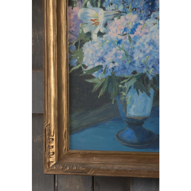 1920 Original Impressionism Oil Painting on Canvas by Charles Jacob Young For Sale In Philadelphia - Image 6 of 9