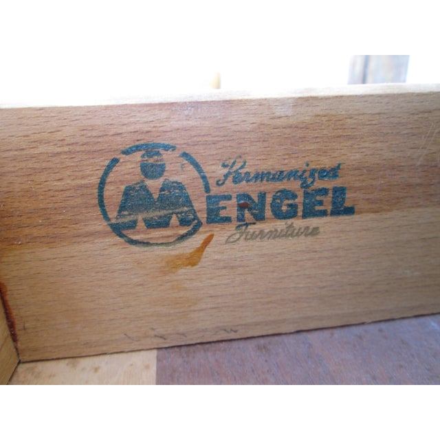 Black 1950s Pair Raymond Loewy Mengel Furniture Side Tables Nightstands End Tables Vintage For Sale - Image 8 of 12