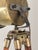 Antique Industrial Brass Floor Lamp on Surveyor Tripod, Early 20th Century For Sale - Image 11 of 11