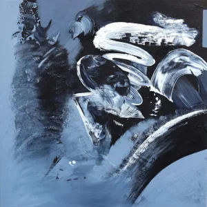 "Surges of Tranquility" Contemporary Abstract Acrylic Painting by Gail Titus