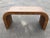 Vintage Seagrass Waterfall Console Table For Sale - Image 4 of 13