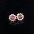 2010s Rubellite Tourmaline Diamond Earrings 14k WG 2.55 TCW Certified For Sale - Image 5 of 14