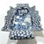 Rare 1920's Blue & White Adams Chinese Bird With People Scalloped Pickle Dish For Sale - Image 6 of 10