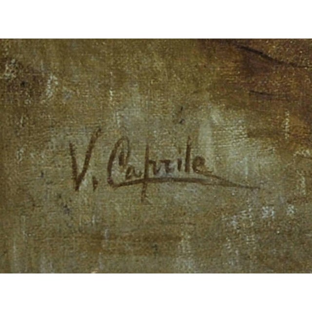 Vincenzo Caprile, Children, 1900s, Oil Painting on Board, 1890s, Framed For Sale - Image 4 of 7