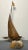 Up for sale is a Vintage 1970’s American Brutalist Welded Copper/Brass Metal Sailboat on Stone Base Sculpture by Bijan...