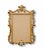 Gold Vintage Rococo Carved and Gilded Wooden Wall Mirror For Sale - Image 8 of 10