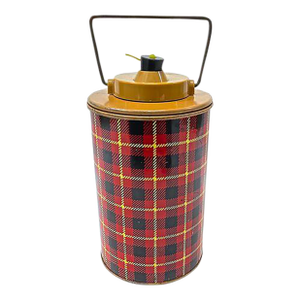 Vintage Hamilton Scotch Plaid Tartan Thermos