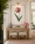 Pink Tulip by Pierre-Joseph Redouté, Vintage Botanical Art Print, 40" X 60" For Sale - Image 8 of 11