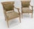 Meyer Gunther Martini Carved Dolphins Shape Arms Rounded Back Lounge Chairs Leather Upholstery AS IS For Sale - Image 4 of 18