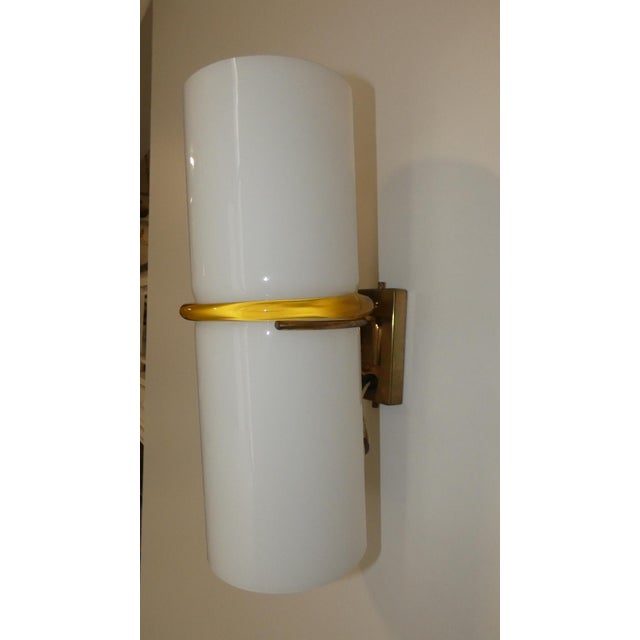 Murano Glass Wall Lamp from Leucos, Italy, 1970s For Sale - Image 3 of 10
