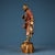 Bronze Late 19th Century Gilt Bronze Fisherman Statue, Hand-Painted Figurine, 550g For Sale - Image 8 of 9