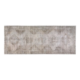 Vintage Turkish Anatolian Hand Knotted Wool Rug, 4'10"12'6" For Sale