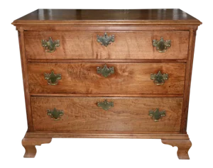 Early American Chippendale Period Maple Chest of Drawers