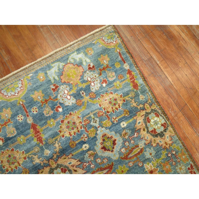 Antique Zabihi Collection Persian Malayer Gallery Rug - 5'1" x 14'1" For Sale - Image 11 of 12