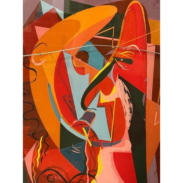 Reversible Cubist and Modernist Abstract by James Houston McConnell For Sale - Image 13 of 18
