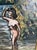Auguste Chabaud (1882-1955) naked woman in the river Oil on canvas. Dimensions: 46cm x 39cm. Signed in the bottom right...