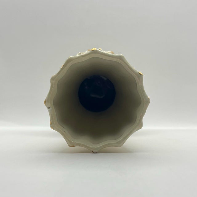 Mid 20th Century Abstract Gold Spatter Paint Vase For Sale In Jacksonville, FL - Image 6 of 9