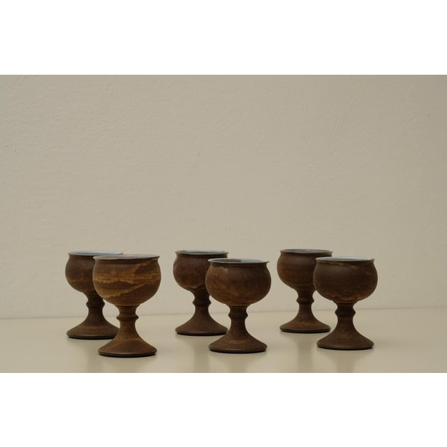 Vintage Danish Cups in Ceramic, 1970s, Set of 6 For Sale - Image 10 of 14