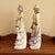 Victorian Antique Bisque Porcelain Figurine Pair - Victorian Hunter Boy & Lady For Sale - Image 3 of 11