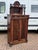 Antique Walnut Bookcase / Cupboard with Fitted Shelves & Drawer For Sale - Image 12 of 15