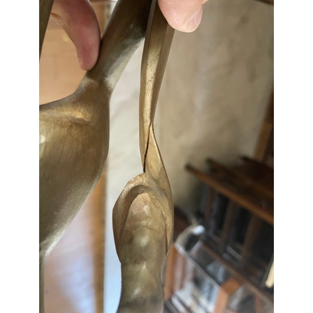 Art Nouveau Style Wood Sculpture Nude Woman & Child For Sale - Image 10 of 10