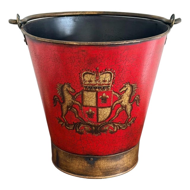 English Fire Brigade Bucket For Sale