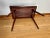 1950's Indian Rosewood & Bone Inlay Coffee Table Bench Removable Legs Serving Tray For Sale - Image 11 of 17